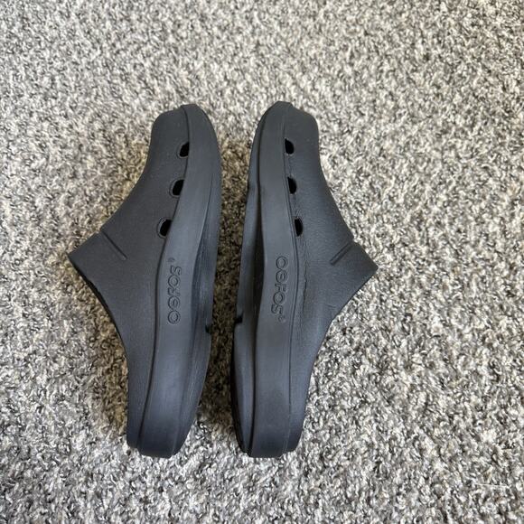OOFOS OOcloog Clog Comfort Black Women's Size 9 Men's 7 Cushion Nursing Mule - Picture 5 of 7